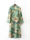 2025 Women's Long-Sleeved Print Maid's Coat And Top 192 HZ1208