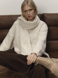 Loose Lazy Wind Soft Woolen Sweater Women's New Set Of Relaxed Knitted Sweater In Autumn And Winter HZ1208