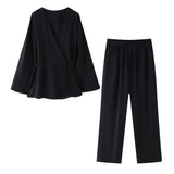 Spring New Textured Double-Dipped Jacket 5427743 Pants 5427431 HZ1208