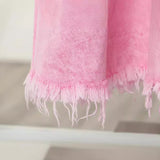 25 New Heavy-Work Washing Denim Long Skirt Personality 1664 HZ1208