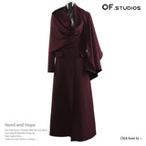 25 Early Spring New Long Irregular Cutting Wind Coat Women 1798 HZ1208