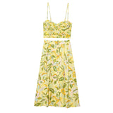 Z2025 New Sling Linen-Blend Printed Short Coat Skirt Set 8351039 8351038 HZ1208