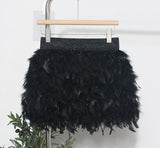 Real Shooting Feather Dress Small Pony Short Skirt Birthday Dress Dress Princess Short Dress 9022 HZ1208