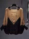 Autumn And Winter 2025 New Cover The Ass Lazy Knitted Bottom Shirt Color Fashion Coat Yang Lily Sweater Women's HZ1208