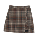 A Large Number Of Hairy Skirt Women Autumn And Winter Tlings Irregular High-Waisted A Short Skirt 8923 HZ1208