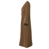 25 Autumn And Winter Special Aircraft Process Irregular Structure Long Wind Coat Female 1759 HZ1208