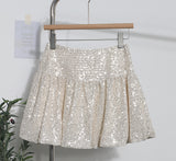 Ballet Style Glide Half-Dress Lumbar Buds Small Black Dress Anti-Light A Word Umbrella Skirt 8295 HZ1208