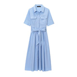 Z2025 Spring New Temperament French Style Thin Temperament Goddess Fan Shirt Skirt 2640360 HZ1208