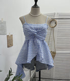 Stupid Irregular Skirt Sling Sling Sling Vest Bohemian Holiday Hottie Sleeveless Top 9223 HZ1208