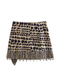 2025 Women's Printed Double Lint Mini Skirt 9345 HZ1208