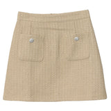 Long-Term Goods Small Fragrant Wind Coarse Flowers A Short Skirt Women High Waist Thin Skinny Bag Hip Half-Body Skirt 8996 HZ1208