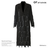 25 New Personalized Pu Esso Dotted With Long Coat Coat 1724 HZ1208