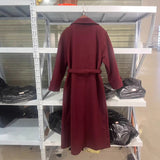 Z2025 Autumn New Female Retro Leisure Double Buckle With Belt Long Hair Coat HZ1208