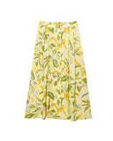 Z2025 New Sling Linen-Blend Printed Short Coat Skirt Set 8351039 8351038 HZ1208