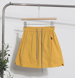 Design-Sensitive Niche Dress Half-Dress Woman Tight Waist A Trouser Skirt Open Fork Quick Dry Casual Skirt 8183 HZ1208