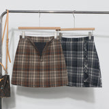 A Large Number Of Hairy Skirt Women Autumn And Winter Tlings Irregular High-Waisted A Short Skirt 8923 HZ1208