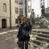 Explosion New Women's Clothing With Asymmetric Scarf Short Knitted Coat HZ1208