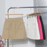 Long-Term Goods Small Fragrant Wind Coarse Flowers A Short Skirt Women High Waist Thin Skinny Bag Hip Half-Body Skirt 8996 HZ1208