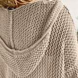 Explosion Hair Knitting Hoodie Hoodie Hoodie Thin Loose Sweater HZ1208