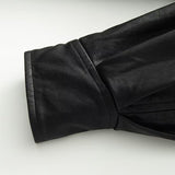 Z2025 New Fashion Temperament Women Water Wash Old Style Imitation Leather Fake Two Coats HZ1208