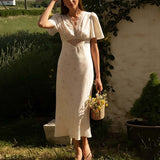 Women's New Printing Square Neck Tie Sling Skirt Folds Body Dress Dress Woman HZ1208