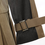 25 New Irregular Tailoring Splicing Bumpy Long Wind Coat Coat Coat Women 1619 HZ1208