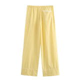 Summer New Striped Casual Loose Shirt 3217253 Pants 6929414 HZ1208