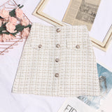 Small Fragrant A-Dress Dress Girl 2025 Autumn And Winter Silver Silk High-Waisted Lattice In Super Fire Bag Hip Skirt 8891 HZ1208