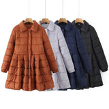 2025 Women's Butterfly Buttonds Textured Coat 1382 HZ1208