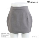 25 New High Street Tide Heavy Industry Nail Pin Bling Pu Buckle Waist Seal Skirt Female 1176 HZ1208