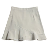 Real Shooting Small Lotus Leaf Side Fishtail Short Skirt Anti-Light High-Rise Thin A Word Bag Hip Skirt 8191 HZ1208
