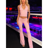 Sexy Women's New Sexy Lace Sports Suit Pants HZ1208