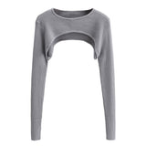 Thai Sexy Trend In Net Red Super Short Repair Jacket Hoodie Carefully Machine Personality Outside The Top Woman HZ1208