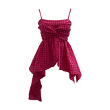 Stupid Irregular Skirt Sling Sling Sling Vest Bohemian Holiday Hottie Sleeveless Top 9223 HZ1208