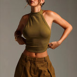 Autumn And Winter Loose Street Open Fork V-Neck Sweater Women's Horn Sleeve Coarse Knitted Languid Retro Tide Blouse HZ1208