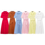 Z2025 Spring New Temperament French Style Thin Temperament Goddess Fan Shirt Skirt 2640360 HZ1208