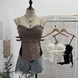 High-Waisted Open Forked-But Hip Anti-Walking A-Word Short Skirt Woman 2025 Suit Fabric Thin A-Dress Skirt 8871 HZ1208