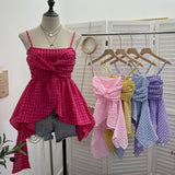 Stupid Irregular Skirt Sling Sling Sling Vest Bohemian Holiday Hottie Sleeveless Top 9223 HZ1208