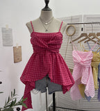 Stupid Irregular Skirt Sling Sling Sling Vest Bohemian Holiday Hottie Sleeveless Top 9223 HZ1208