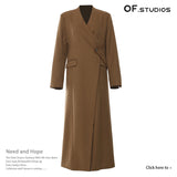 25 Autumn And Winter Special Aircraft Process Irregular Structure Long Wind Coat Female 1759 HZ1208