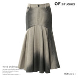 25 Autumn And Winter Positioning Printing Personality Hair, Body Fish Tail Shape Skirt Female 1707 HZ1208