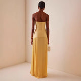 Sexy Women's New Sexy Bare Back Thin Shoulder Strap Hip Hollow Open Skirt HZ1208