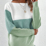 Temperament V-Neck Long-Sleeved Open-Shirted Women's Sweater Bump-Colored Bag Side With Pocket Casual Coat HZ1208