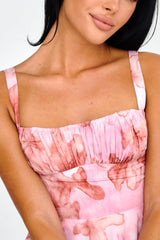 Provence Bloom Tiered Mini Dress Lily Rose